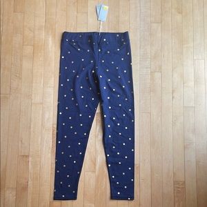 Boden Navy Polka Dot women’s Leggings size 10